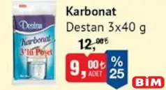 DESTAN KARBONAT 3X40 G DESTAN KARBONAT 3X40 G
